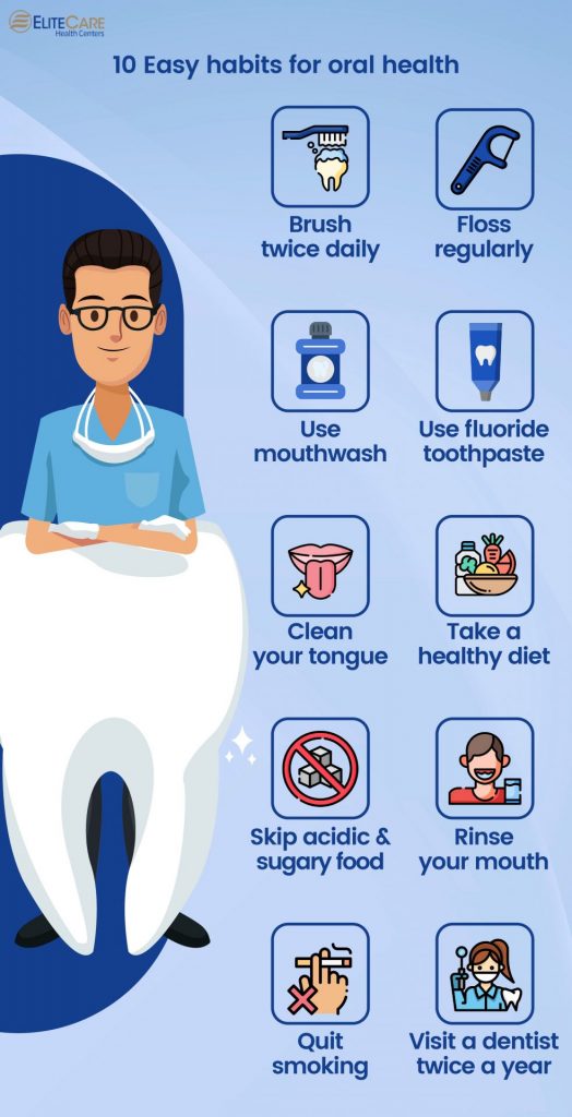 10 ways of good oral hygiene for seniors | EliteCare HC