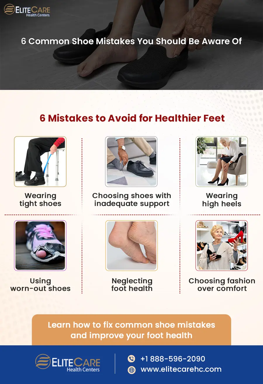 Fixing 6 Shoe Mistakes for Better Senior Foot Health